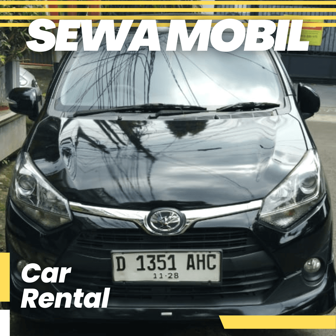 car Agya Matic Hitam 2018//(D 1351 AHC)