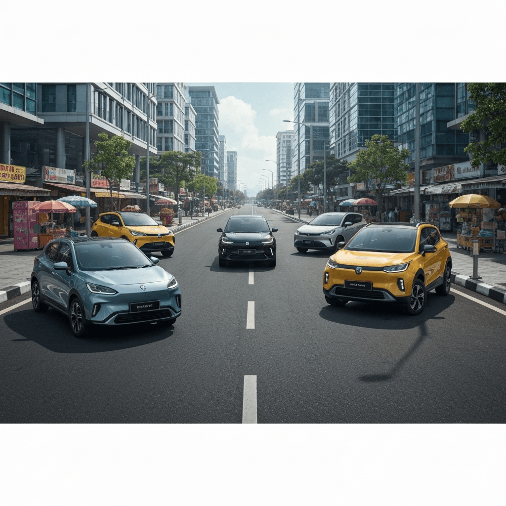 Analisis Lengkap Revolusi Mobil Listrik SUV Kompak 2025: Perang Sengit BYD Atto 3, Chery Omoda E5, Wuling Binguo EV, dan Hyundai Kona Electric di Pasar Indonesia, Siapa yang Paling Unggul dan Cocok untuk Kamu?
