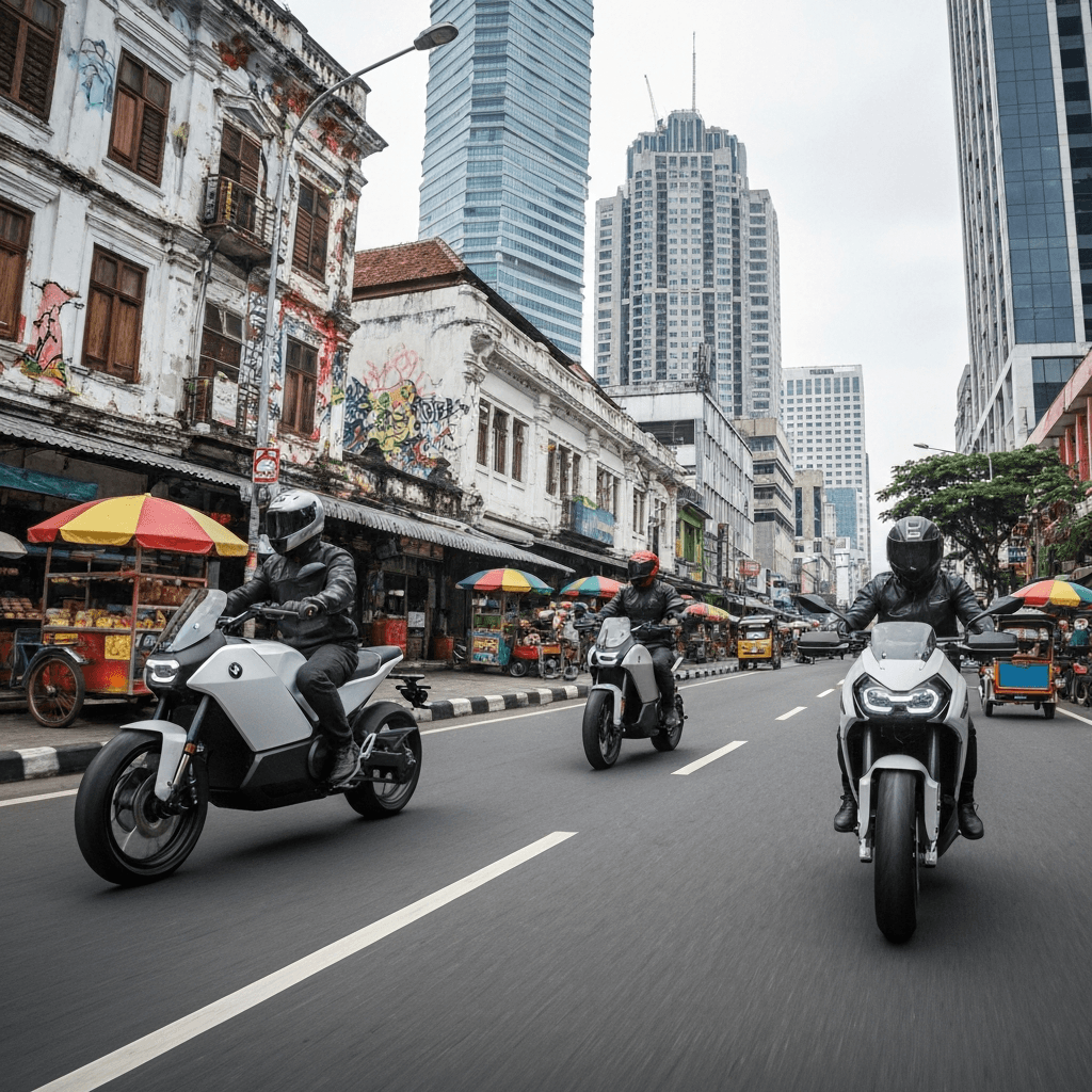 Revolusi Motor Listrik Crossover 2025-2026: Perang Sengit Honda ADV e, Yamaha TMAX EV, dan BMW CE 02 di Pasar Petualangan Urban Indonesia, Analisis Lengkap Performa, Harga, dan Dampak Bagi Pecinta Riding Lifestyle Modern