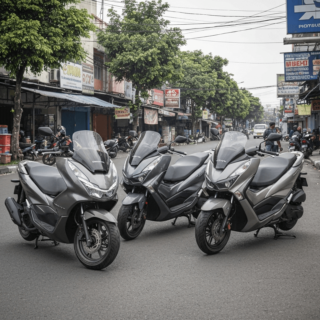 Analisis Lengkap Tren Motor Matic 160cc 2025: Perbandingan Spesifikasi, Harga, dan Fitur Unggulan Honda PCX160, Yamaha NMAX 155, dan Suzuki Burgman Street EX di Indonesia