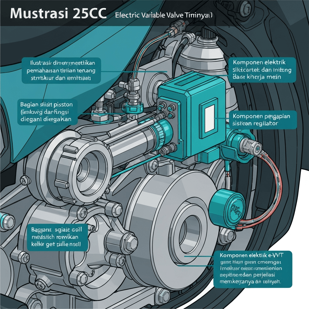 Mengintip Teknologi Mesin e-VVT pada Motor Matic 125cc 2026, Revolusi Sistem Katup Elektrik yang Ubah Cara Mesin Bekerja, Irit BBM Ekstrem, dan Performa Tinggi untuk Pengendara Harian di Indonesia