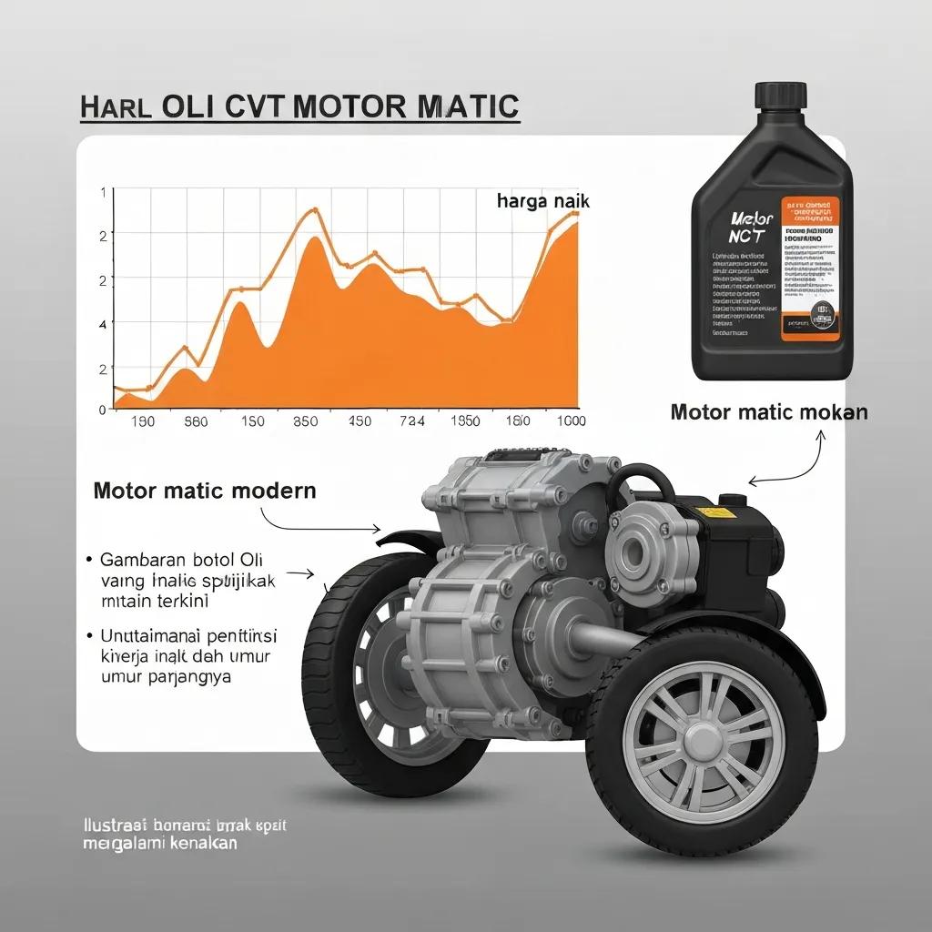 Harga Oli Transmisi CVT Motor Matic 2026 Diprediksi Meroket, Ini Daftar Harga Terbaru dan Strategi Cerdas Memilih Oli CVT Terbaik agar Transmisi Awet, Tarikan Halus, dan Irit BBM untuk Pengendara Harian di Indonesia