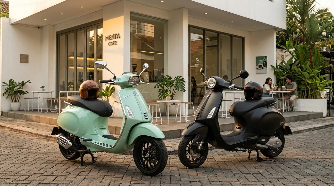 Sewa Kendaraan Transgo Lepas Kunci – Rental Vespa Matic