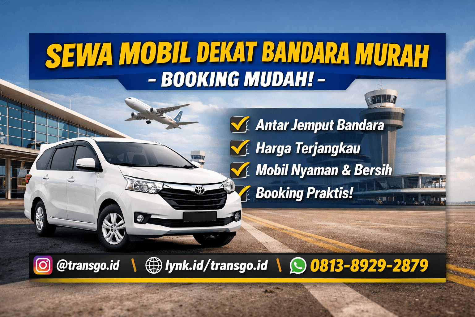 Sewa Mobil Dekat Bandara Murah – Booking Mudah!