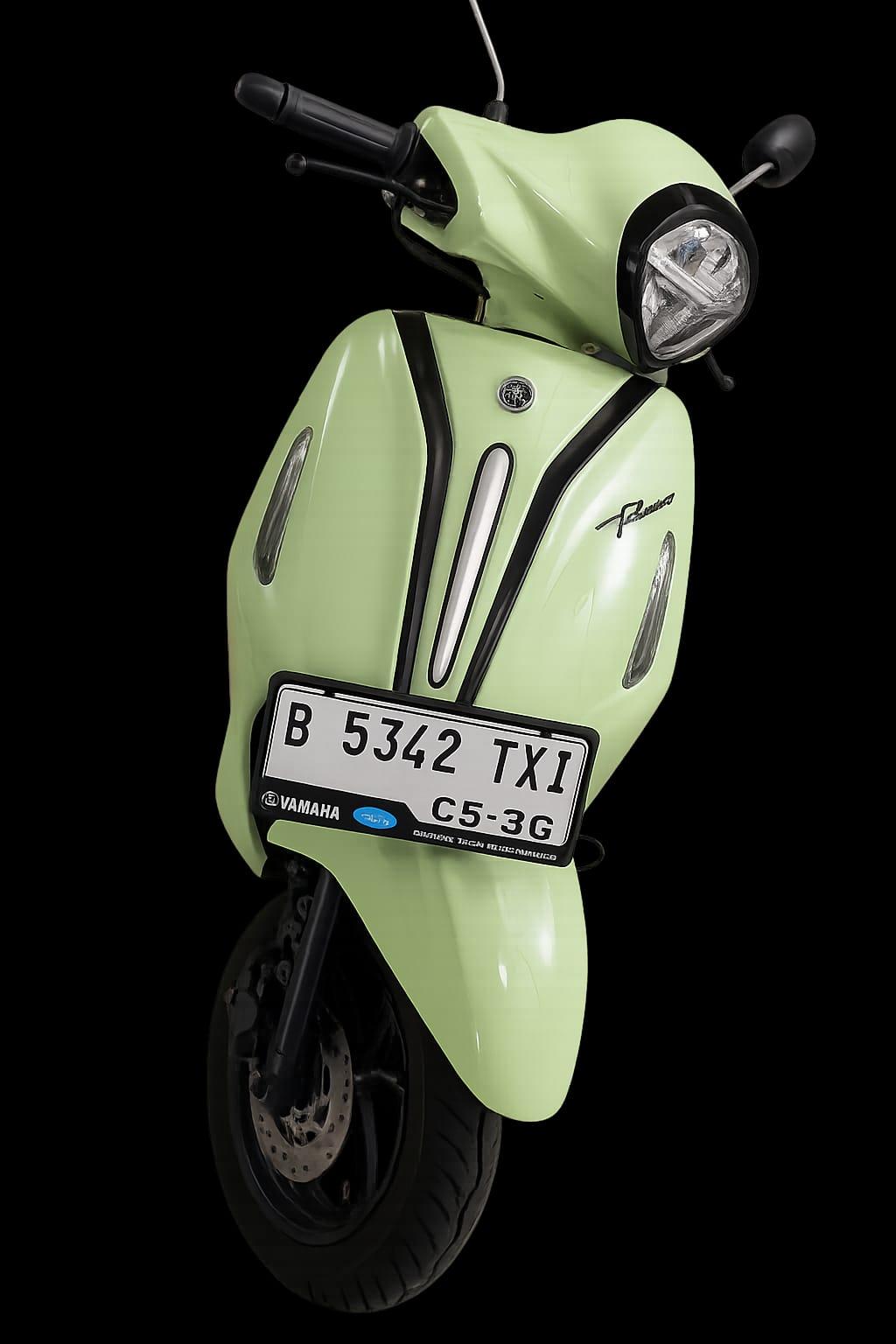 motorcycle Filano 2025 Hijau (B 5342 TXI)