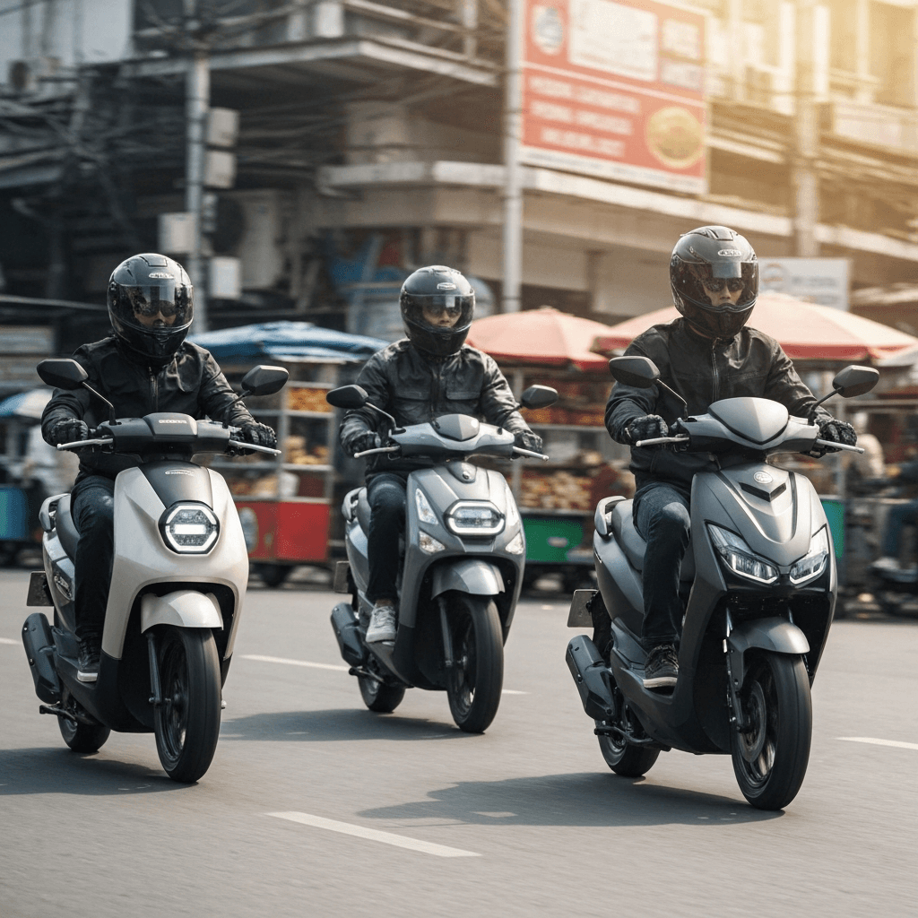 Revolusi Skuter Matic Listrik 2025: Perang Sengit Honda EM1 e, Yamaha E01, dan Viar Q1 Siap Ubah Gaya Berkendara Urban di Indonesia