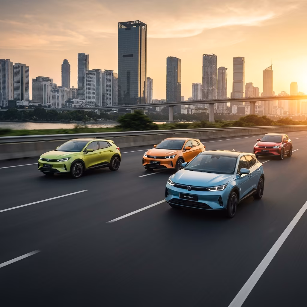 Perang Harga Mobil Listrik SUV Kompak 2025-2026: BYD Atto 3, Chery Omoda E5, Hyundai Kona Electric, dan Wuling Binguo EV Berebut Pasar Indonesia