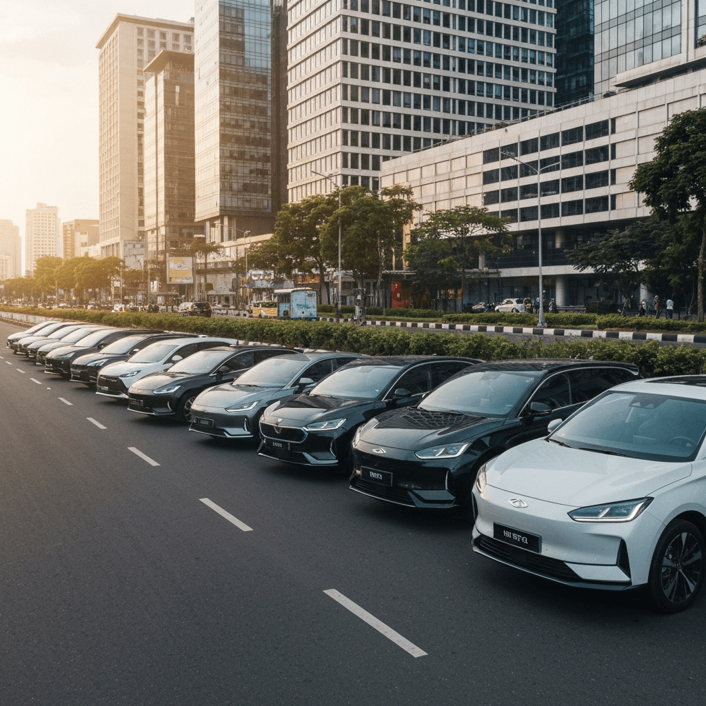 Analisis Lengkap Dominasi Mobil Listrik China di Pasar Otomotif Indonesia 2025, Strategi Agresif BYD, Wuling, Chery, dan Neta Siap Gempur Pasar EV Nasional