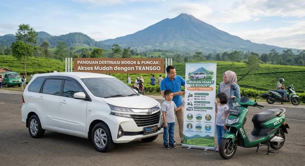 Sewa Mobil & Motor Bogor Murah: Bebas Ribet Keliling Wisata Puncak | Transgo