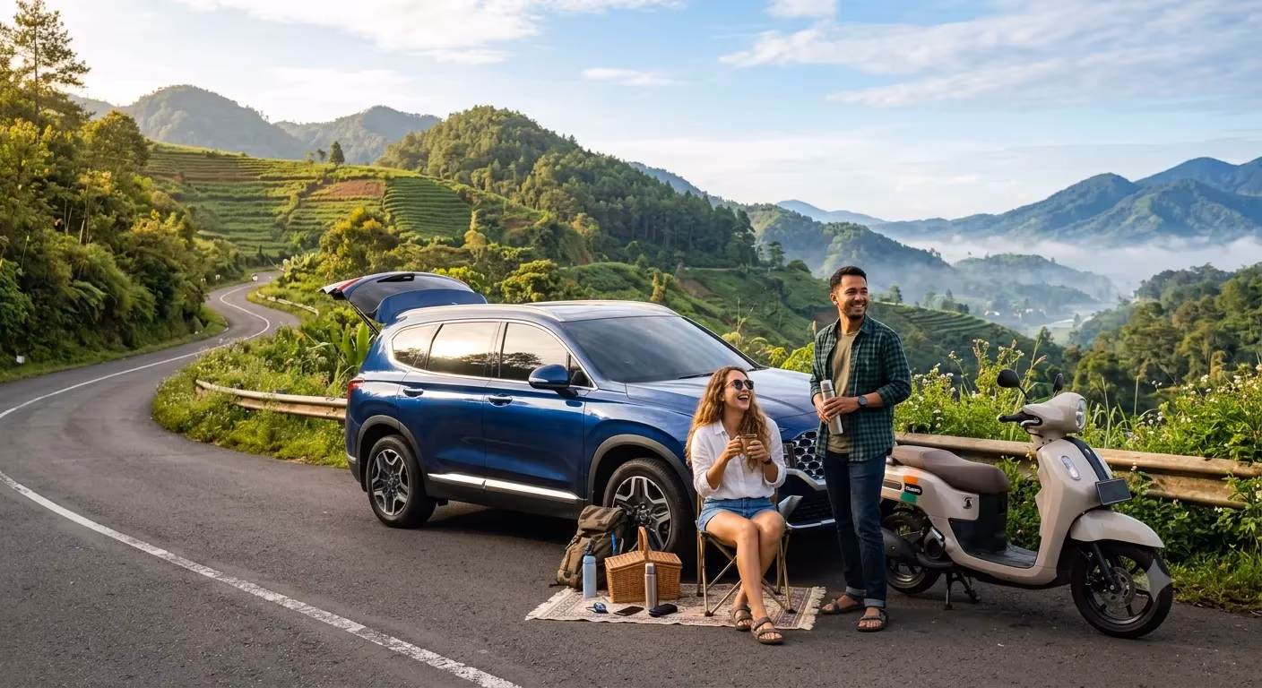 Liburan Akhir Pekan Bebas Stres Bareng Transgo | Sewa Mobil & Moto