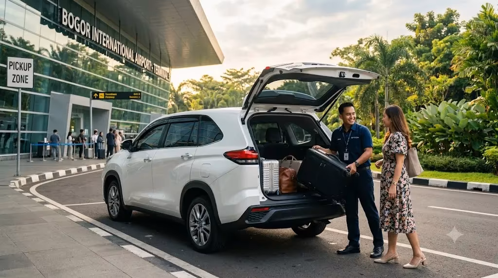 Sewa Mobil Antar-Jemput Stasiun & Bandara Bogor: Solusi Rental Drop-Off Tepat Waktu, Bagasi Luas, dan Bebas Deposit
