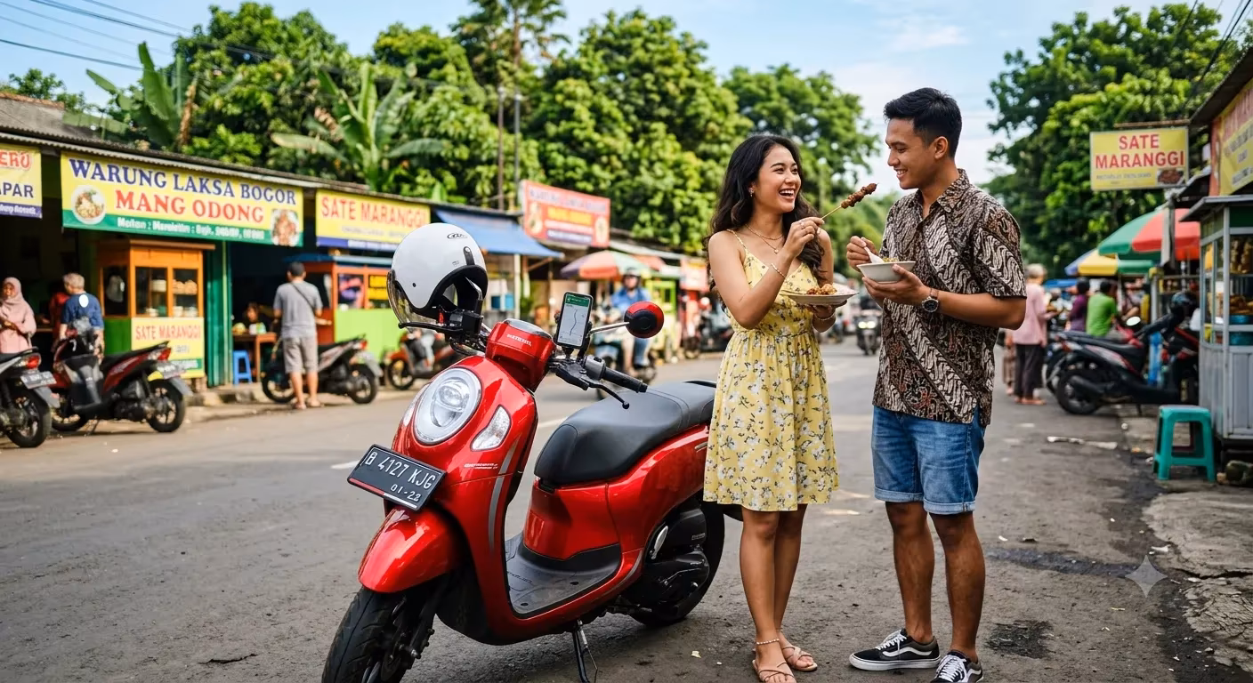 Wisata Kuliner Bogor Tanpa Macet: Solusi Rental Motor Praktis Lewat Transgo