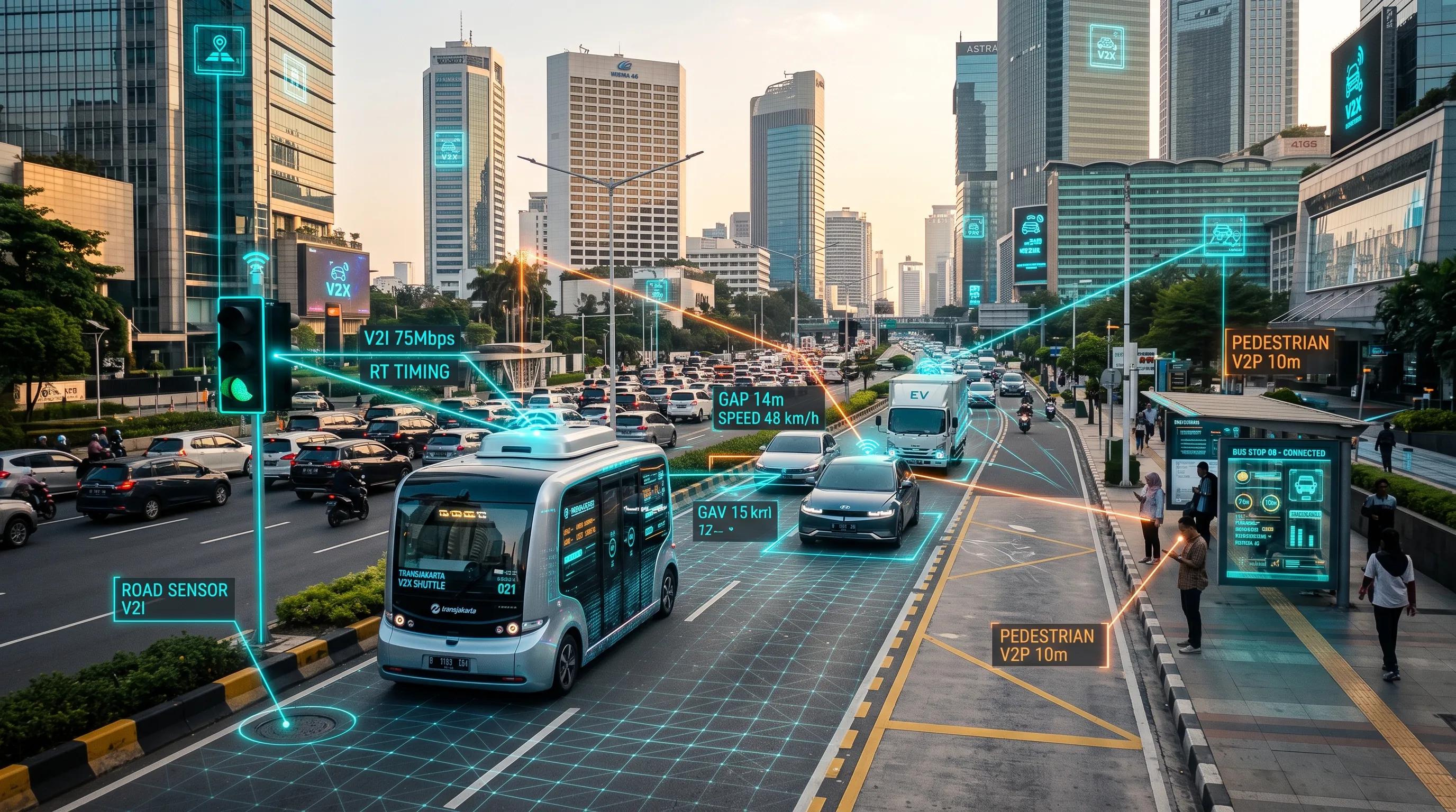 Revolusi Komunikasi V2X 2026: Mobilmu Kini Bagian dari Jaringan Kota Cerdas!