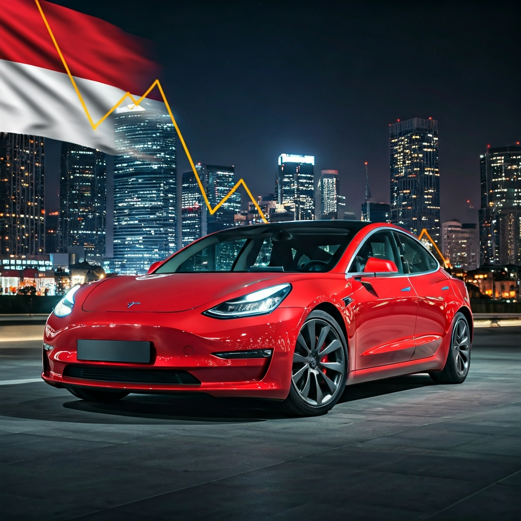 Harga Mobil Listrik Bekas Mewah Tesla Model 3 Performance 2021-2023 Turun Drastis, Analisis Peluang Investasi dan Tren Pasar Sekunder EV Premium di Indonesia 2025